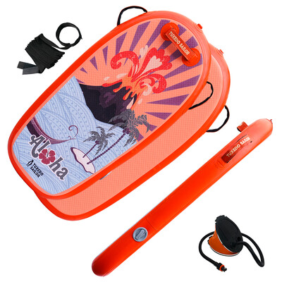 Planche de bodyboard gonflable pour enfants - Orange - Belgique