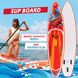 Opblaasbare surf paddleboard 11'6" - Sup Koi Oranje - België